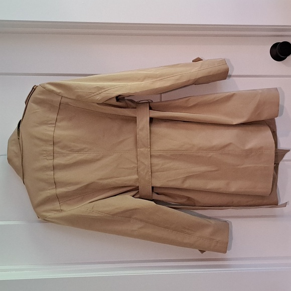 NWT Double-Breasted Waterproof Trench Coat With Belt (Khaki) - NANJUN - Picture 12 of 14